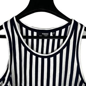 Men’s Murano white and navy muscle shirt